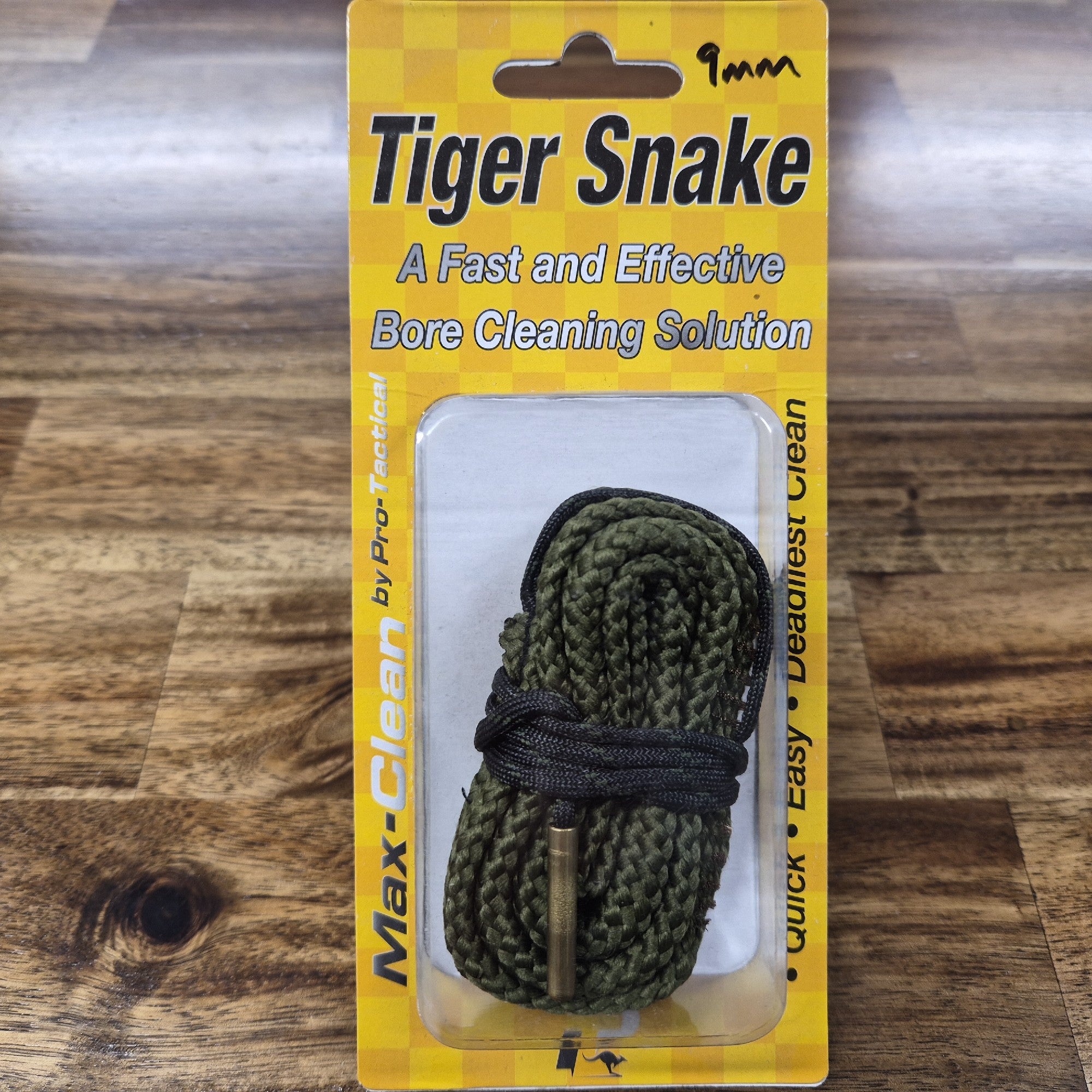 MAX-CLEAN TIGER SNAKE 9MM BORE SNAKE