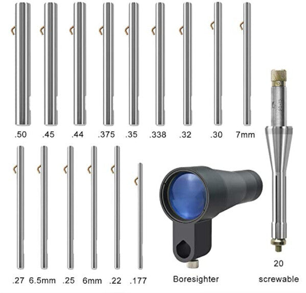UNIVERSAL 16-PIECE OPTICAL BORE ALIGNMENT DEVICE