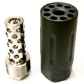 GRIZZLY DEFLECTOR 1/2X28TPI SS CERAKOTED IN ARMOUR BLK .30CAL