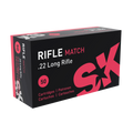 SK 22LR RIFLE MATCH 40GR LRN 50PK 1073FPS