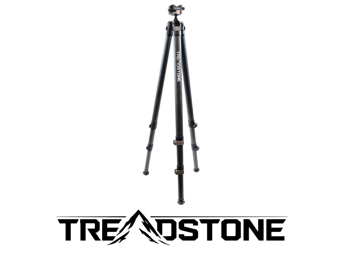 TREADSTONE TRIGRIP CARBON TRIPOD, 26.5"-67", OVAL TUBE, PIC/ARCA ATTACHMENT, LEVER LOCK