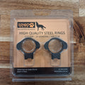 DINGO GEAR STEEL RING PR DOVETAIL 3/8" 30MM MEDIUM FOR .22 / AIR GUN