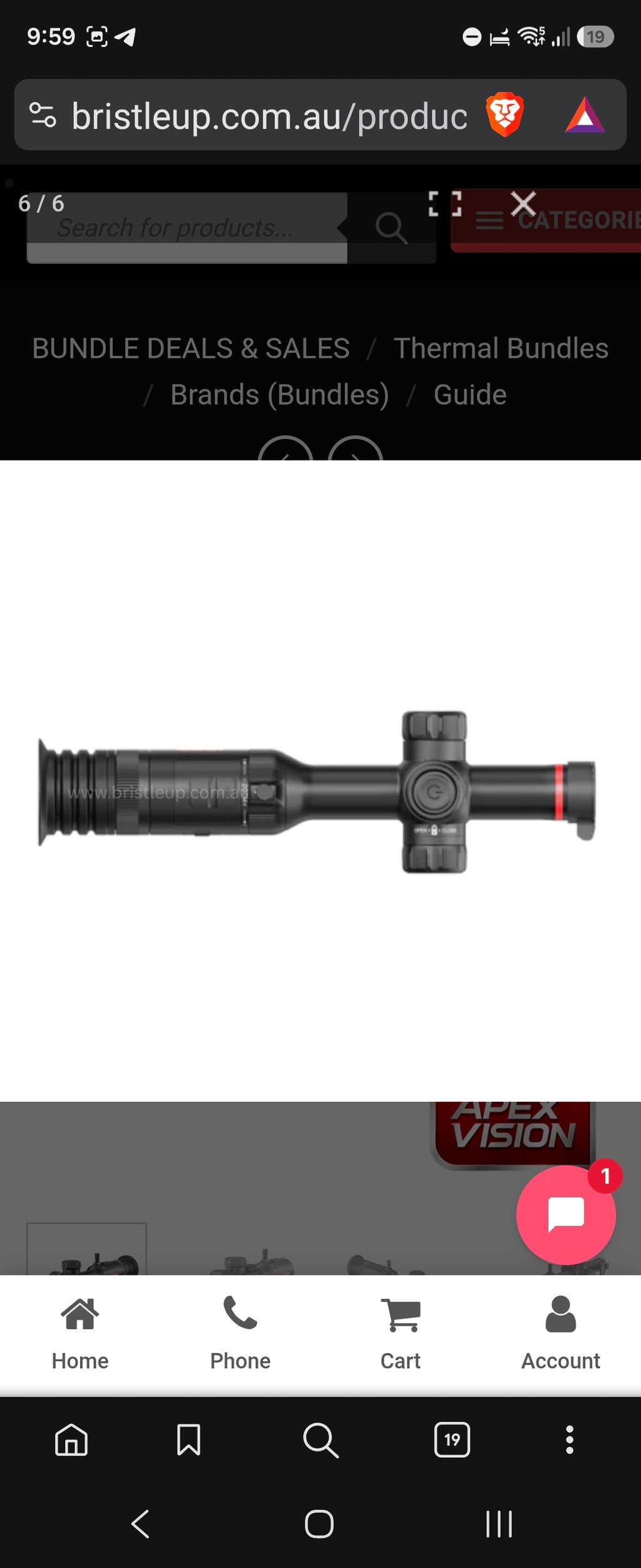 GUIDE TU425S THERMAL CAMERA 400×300 PX, 12µM, 25MM LENS