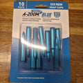A-ZOOM 223 REM BLUE SNAP CAPS 10 PK