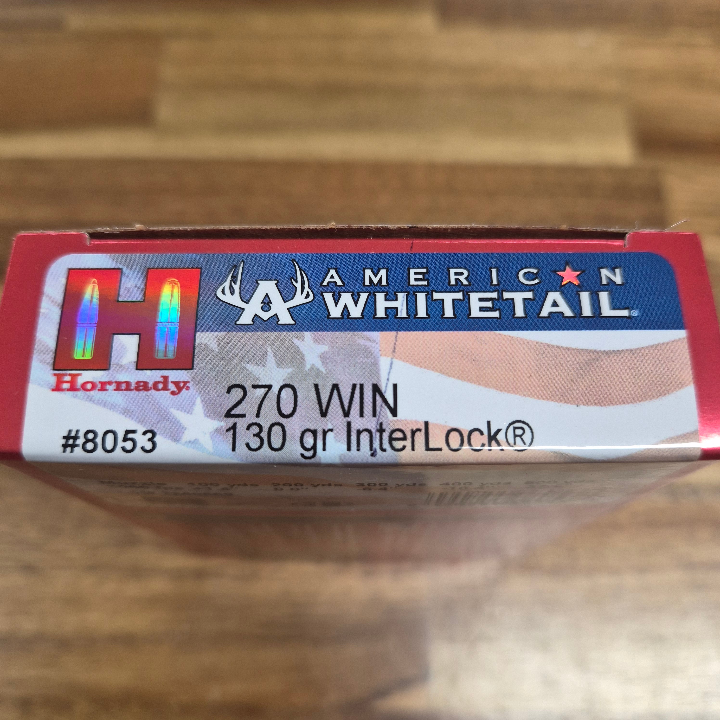 HORNADY 270 WIN 130 GR SP AW 20 PK