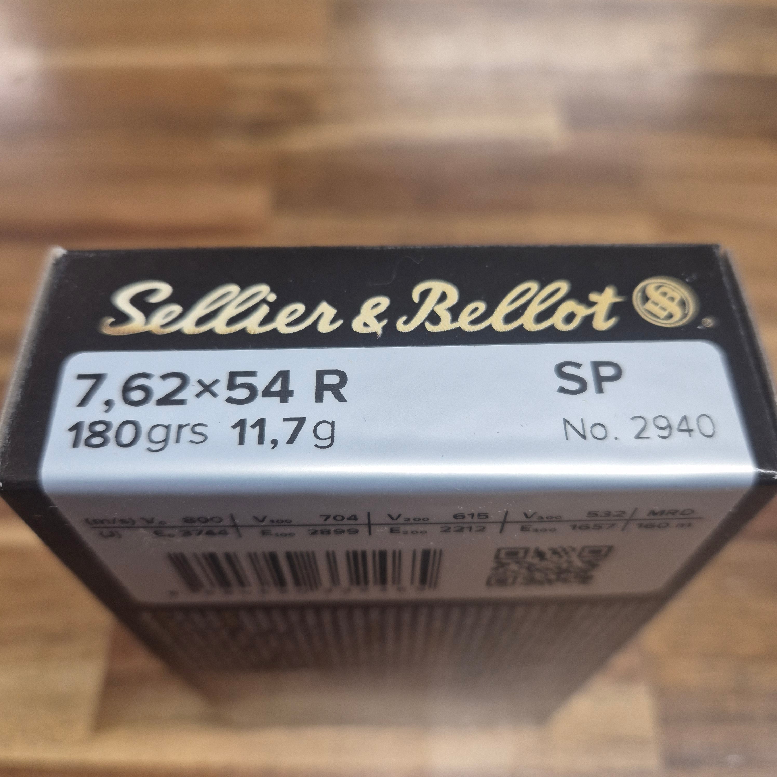 S&B 7.62X54R RUSSIAN 180 GRAIN SP 20 RD