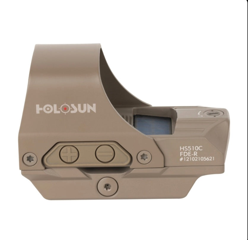 HOLOSUN HS510C-FDE RED CIRCLE DOT/SOLAR PANEL/QD MOUNT