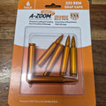 A-ZOOM 223 REM ORANGE SNAP CAPS 6 PK