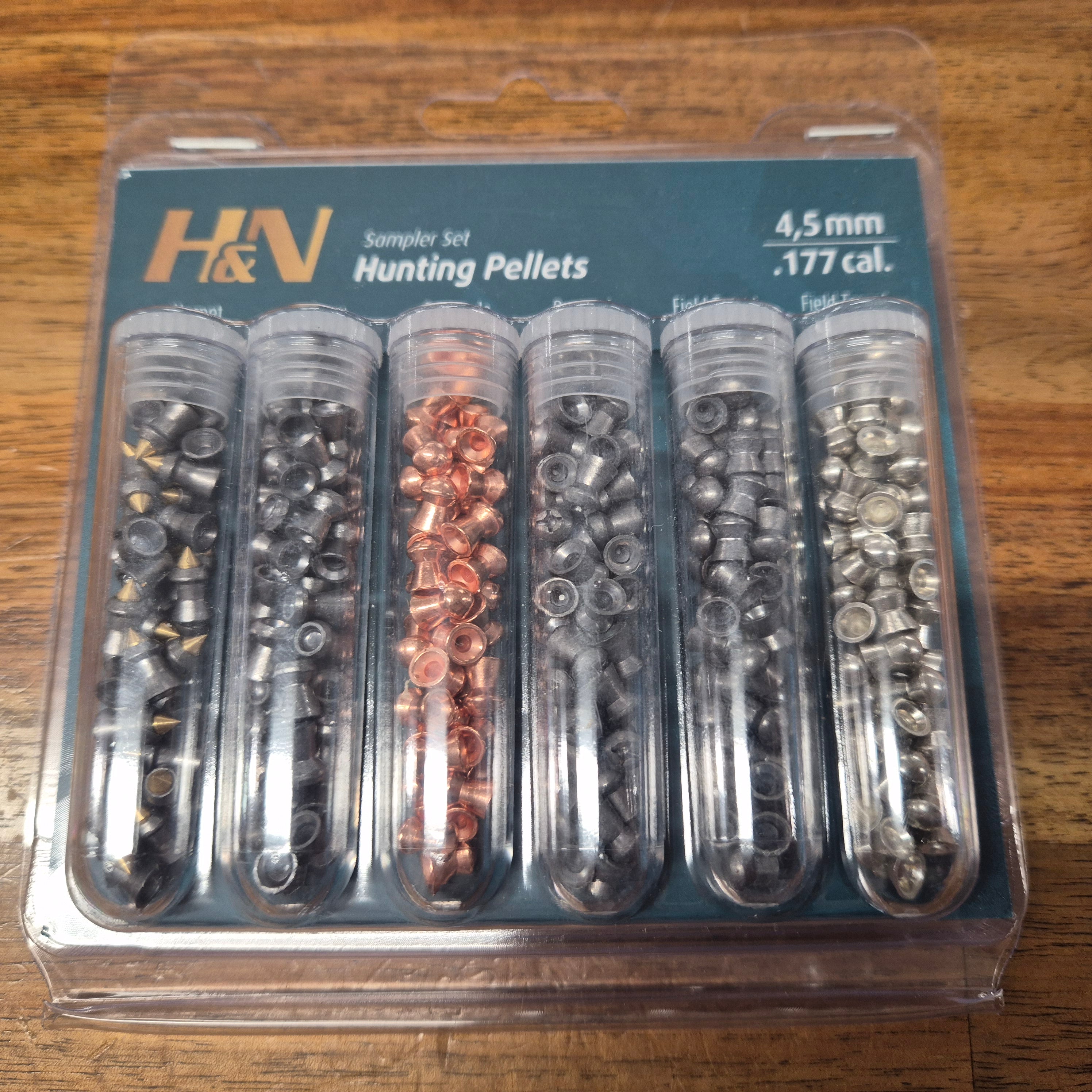 H&N SPORT HUNTING PELLETS SAMPLER PACK .177 CAL