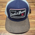 S&W AMERICAN ORIGINAL TRI-TONE TRUCKER WITH OIL CLOTH BRIM