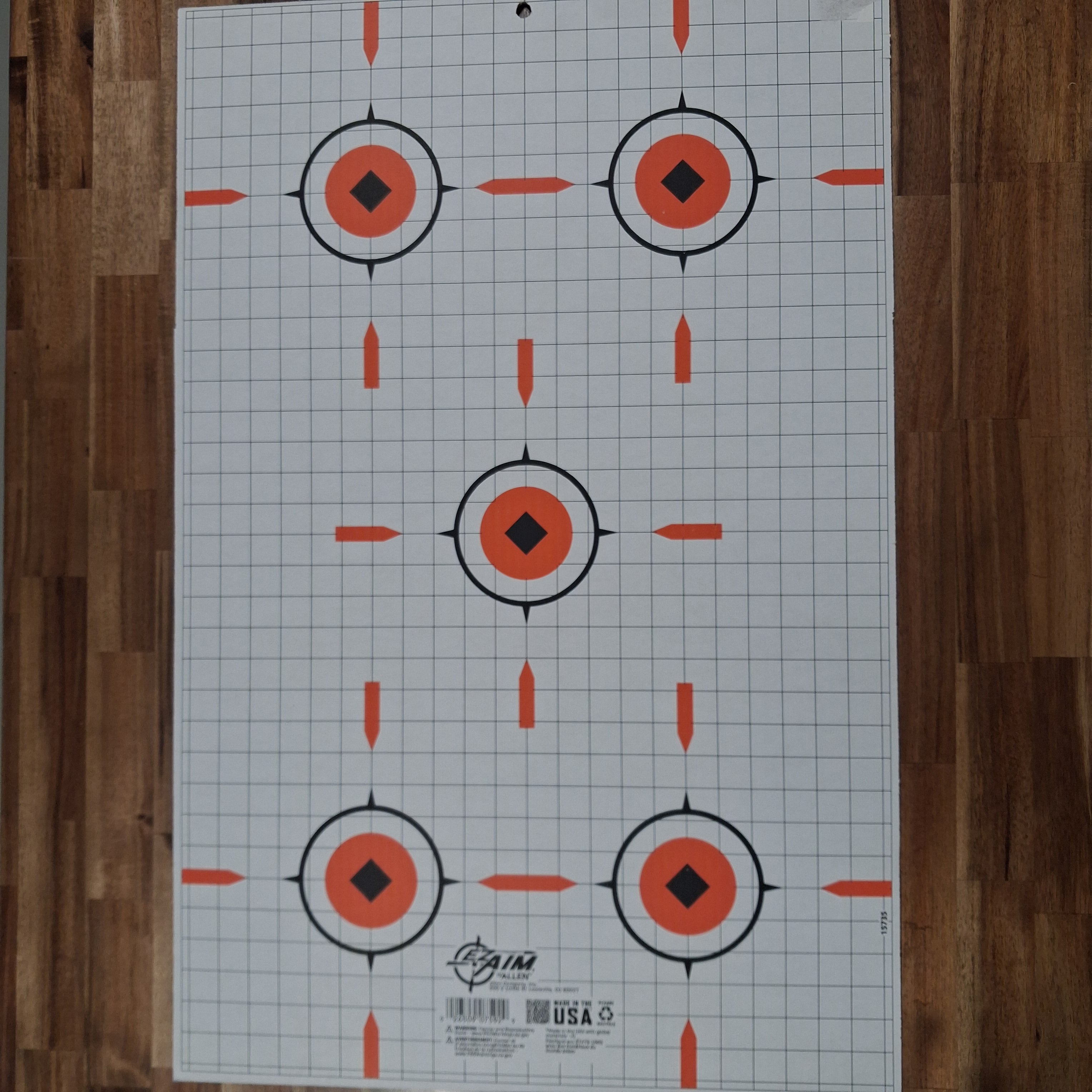 EZ AIM LARGE CARDBOARD TARGET 15735
