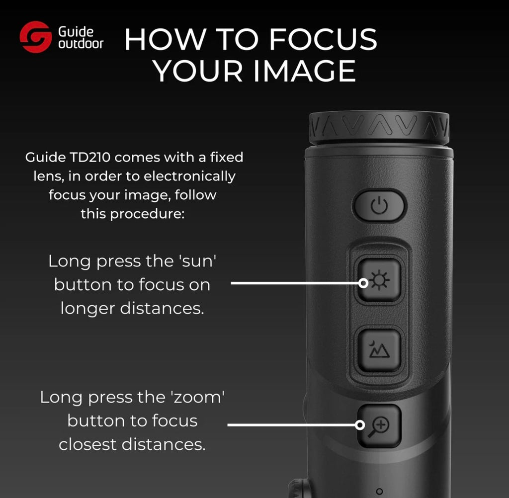 GUIDE TE210S THERMAL CAMERA 256X192PX, 12UM, 10MM LENS