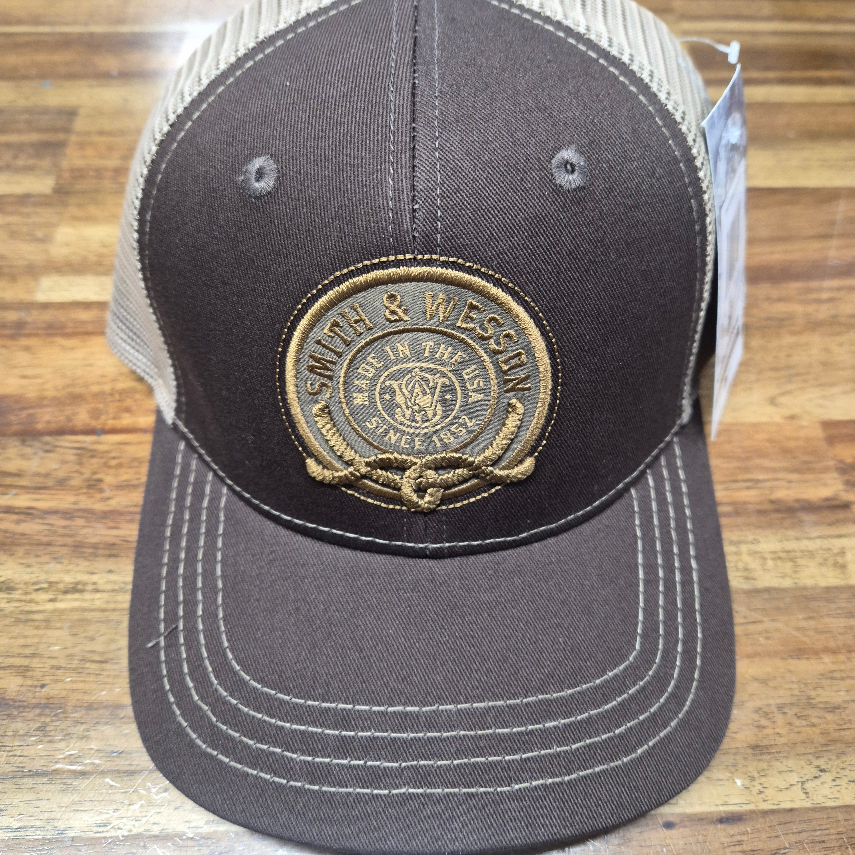 S&W® ANTIQUE STAMP ROPE PATCH HAT