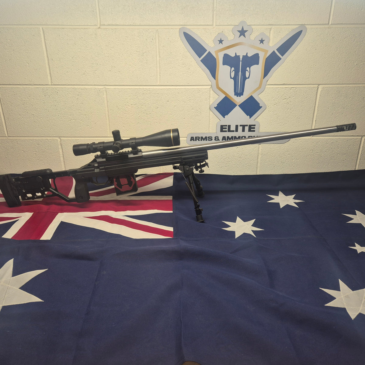 TIKKA T3X 6.5CM IN KRG WHISKEY 3 CHASSIS WITH LEUPOLD VX-3 LRP ** $4000 ONO ** CONSIGNMENT GUN