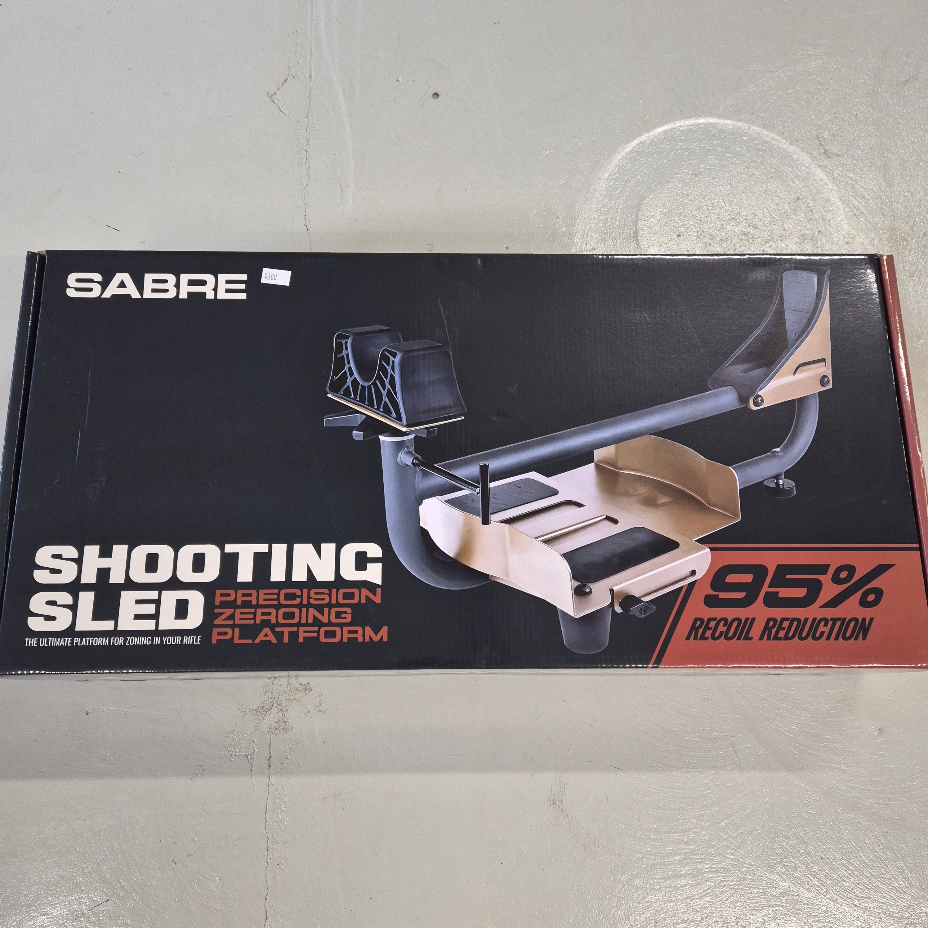 SABRE SHOOTING SLED - PRECISION ZEROING PLATRFORM 95% RECOIL REDUCTION