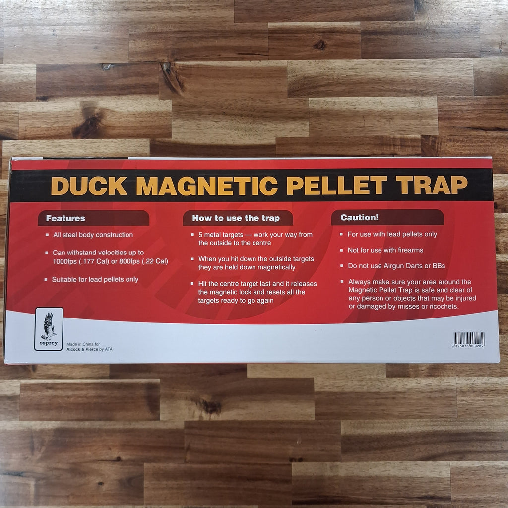MAGNETIC DUCK PELLET TRAP