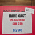 BLACK WIDOW HARD CAST 09-125 CN BB SIZE 356 500PK