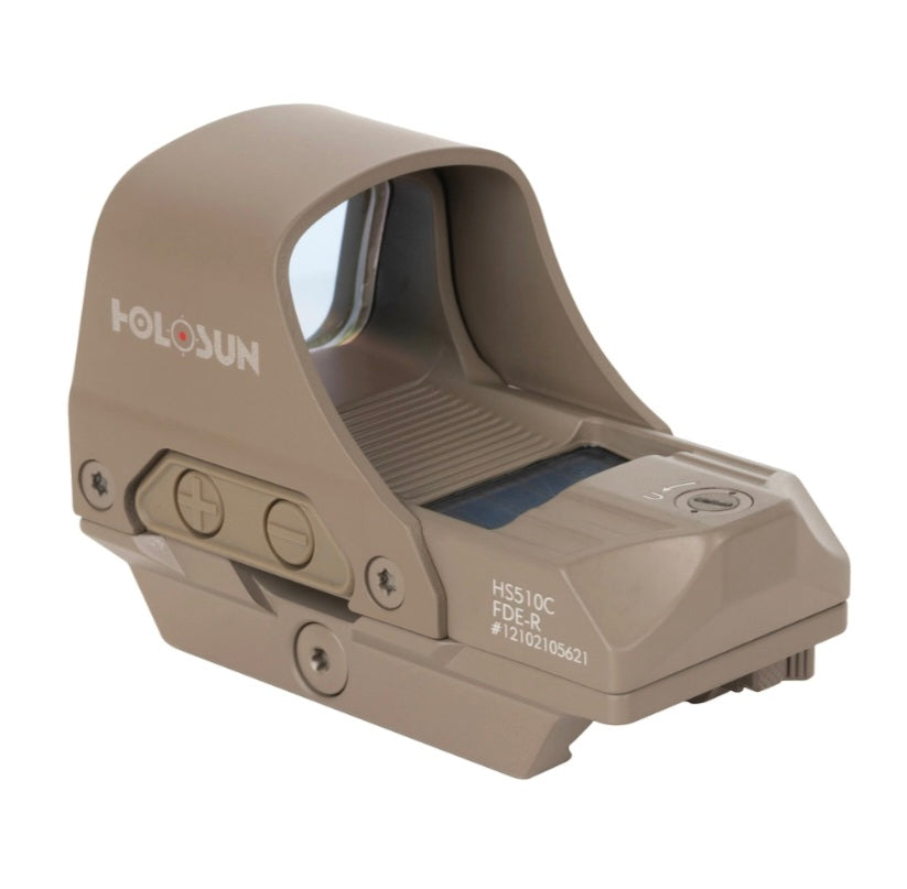 HOLOSUN HS510C-FDE RED CIRCLE DOT/SOLAR PANEL/QD MOUNT