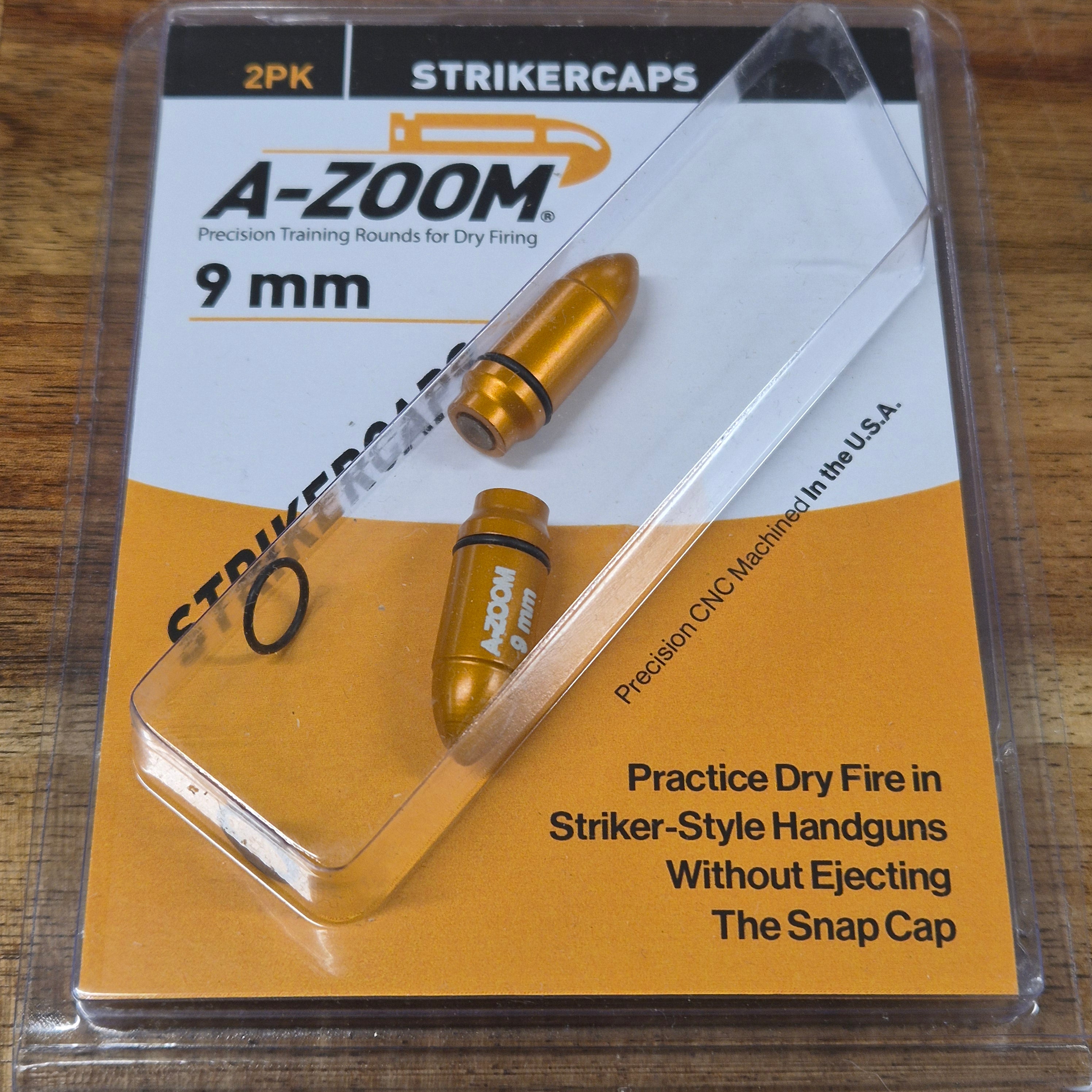 A-ZOOM 9MM LUGER STRIKER SNAP CAP 2 PK