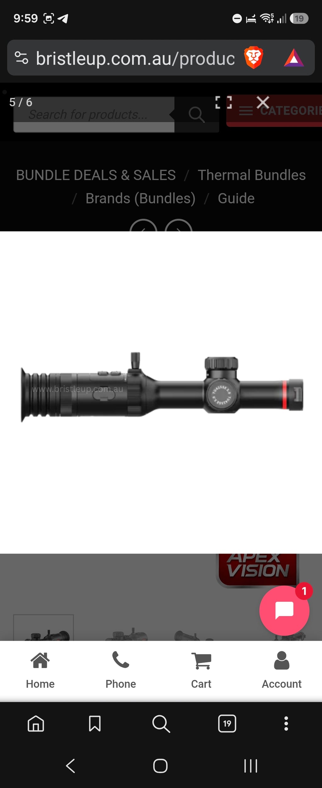 GUIDE TU425S THERMAL CAMERA 400×300 PX, 12µM, 25MM LENS